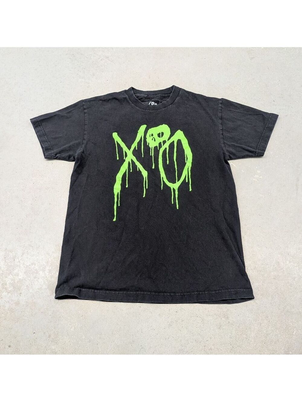 NAV The Weekend XO Bad Habits Skull Logo Black T-shirt